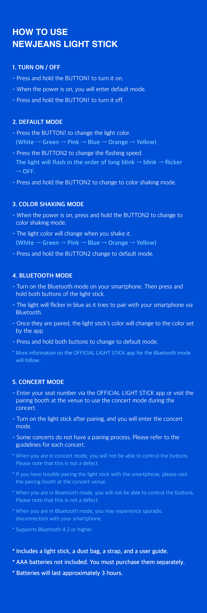 NewJeans Official Light Stick