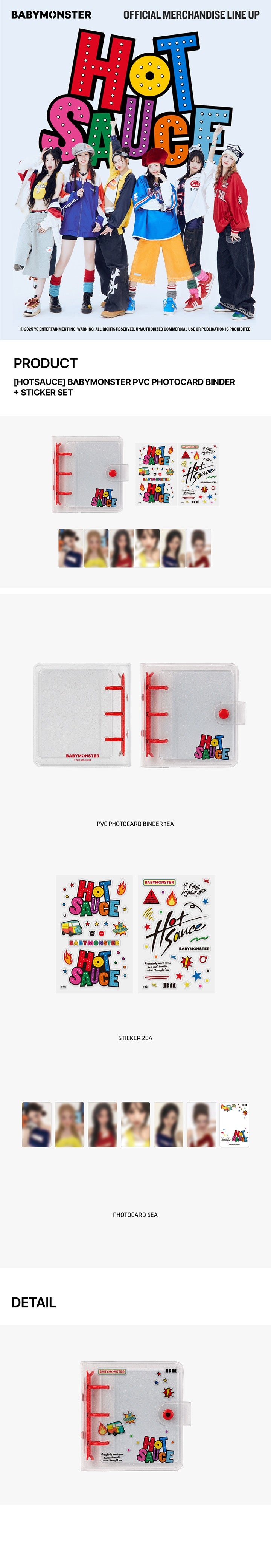 BABYMONSTER <HOT SAUCE> OFFICIAL MERCH