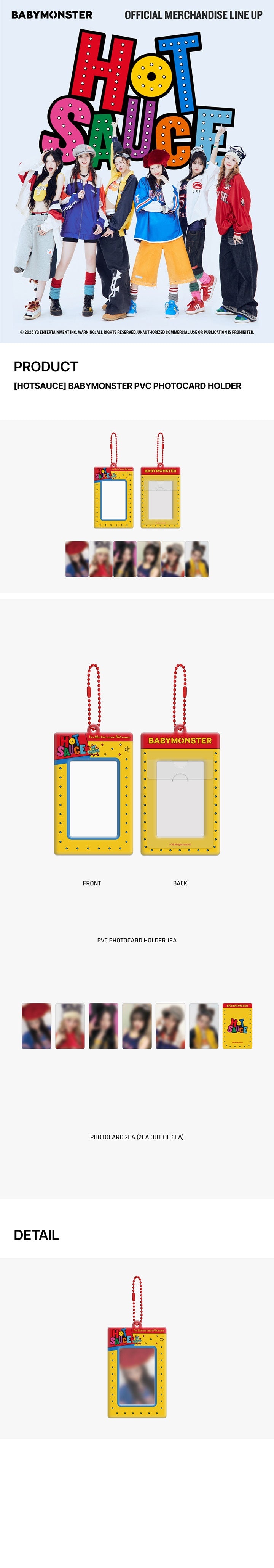 BABYMONSTER <HOT SAUCE> OFFICIAL MERCH