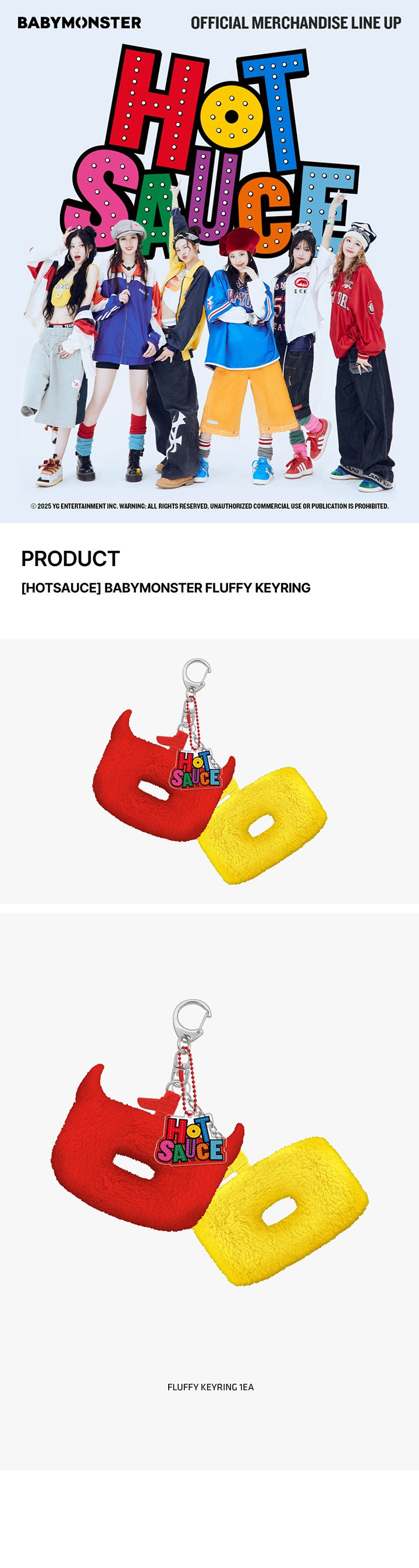 BABYMONSTER <HOT SAUCE> OFFICIAL MERCH
