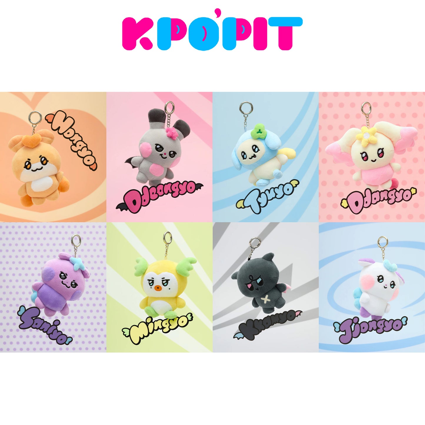 ATEEZ (with LINE FRIENDS) MIGHTEEZ PLUSH KEYRING
