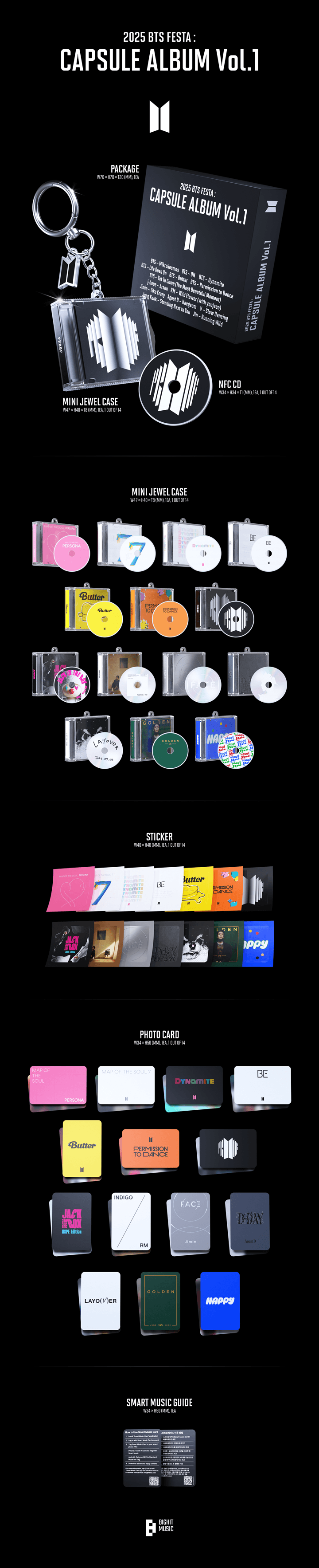 [POB] 2025 BTS FESTA : CAPSULE ALBUM Vol.1