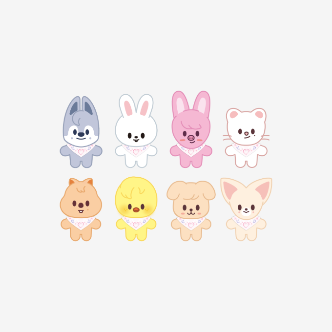 Stray Kids 5TH FANMEETING [SKZ 5'CLOCK] - SKZOO KEYRING MICRO Ver./PLUSH 10CM Ver./10CM PLUSH OUTFIT